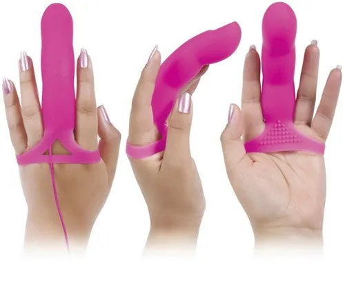 Adam and Eve Silicone G-Spot Touch Finger Vibrator - Pink | Adam and Eve Female Sex Toys Adam and Eve Silicone G-Spot Touch Finger Vibrator - Pink | Adam and Eve Female Sex Toys