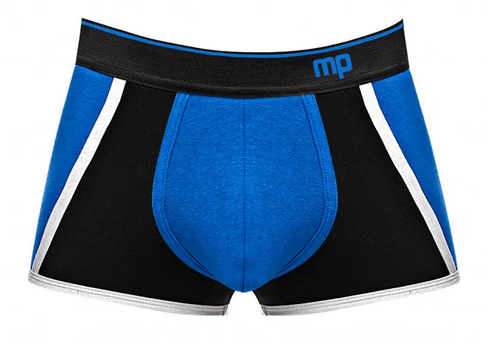 Anal | Male Power Retro Sport Panel Short -X- Large - Blue/ Black Anal | Male Power Retro Sport Panel Short -X- Large - Blue/ Black