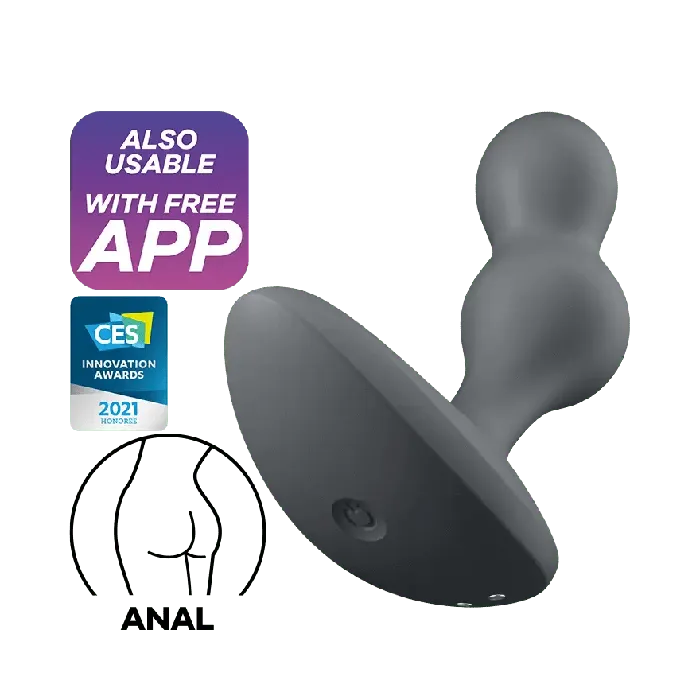 Anal | Satisfyer Satisfyer Deep Dive Anal Vibrating Plug - Grey
