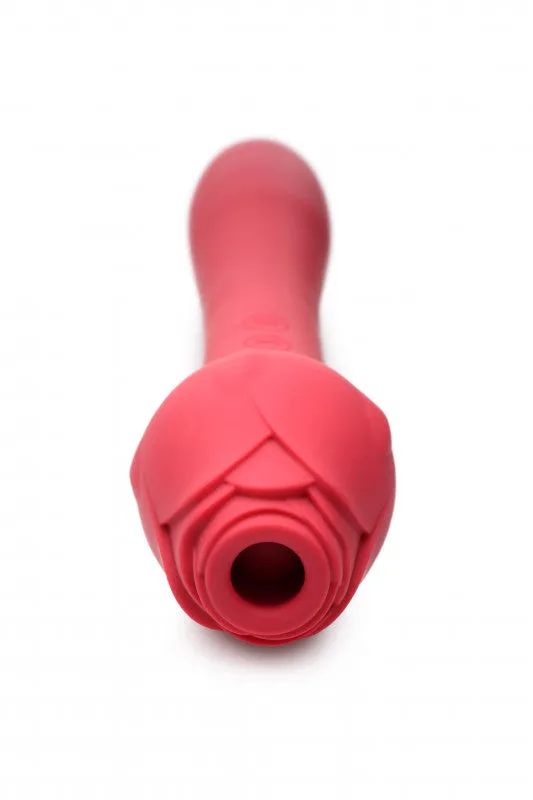 Bloomgasm - Sweet Heart Rose 5x Suction Rose and 10x Vibrator - Pink | XR Brands inmi Vibrators Bloomgasm - Sweet Heart Rose 5x Suction Rose and 10x Vibrator - Pink | XR Brands inmi Vibrators