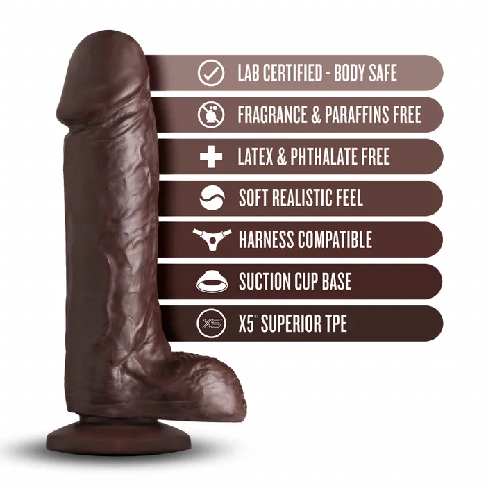 Blush Novelties Dildos | Loverboy The Movie Star Chocolate