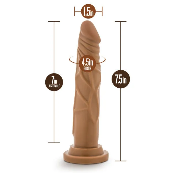 Blush Novelties Dr Skin Basic 7.5in Mocha | Female Sex Toys Blush Novelties Dr Skin Basic 7.5in Mocha | Female Sex Toys