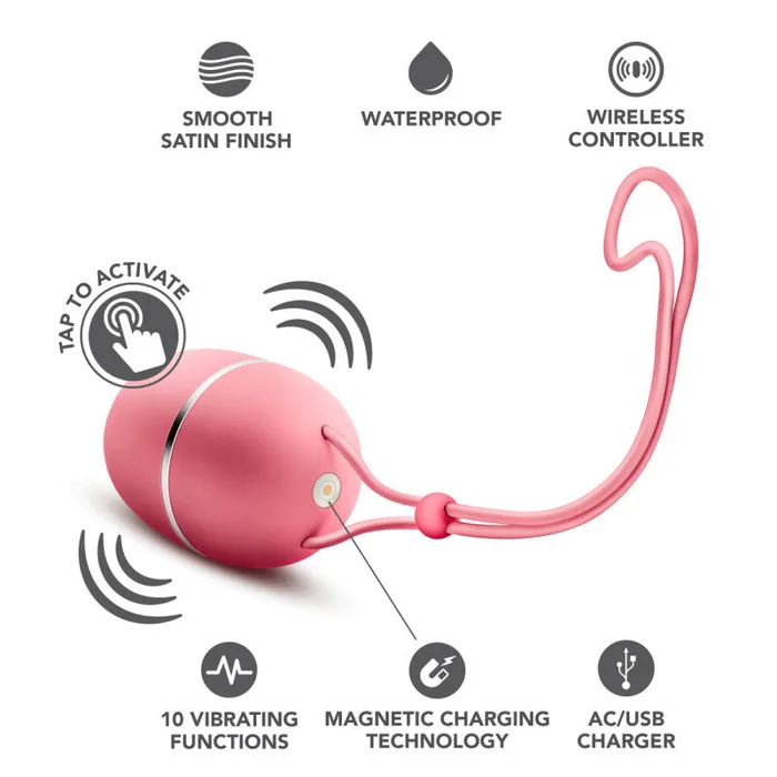 Blush Novelties Female Sex Toys | Exposed Darcy Mini Wireless Vibrating Egg - Dusty Rose Blush Novelties Female Sex Toys | Exposed Darcy Mini Wireless Vibrating Egg - Dusty Rose