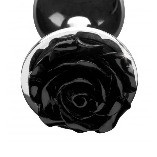 Booty Sparks Black Rose Anal Plug Large | XR Brands Anal Booty Sparks Black Rose Anal Plug Large | XR Brands Anal