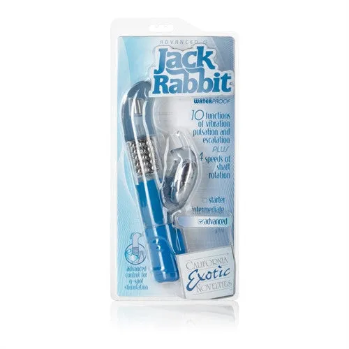 CalExotics Vibrators Advanced G Jack Rabbit Blue