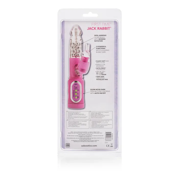CalExotics Vibrators | First Time Jack Rabbit - Pink