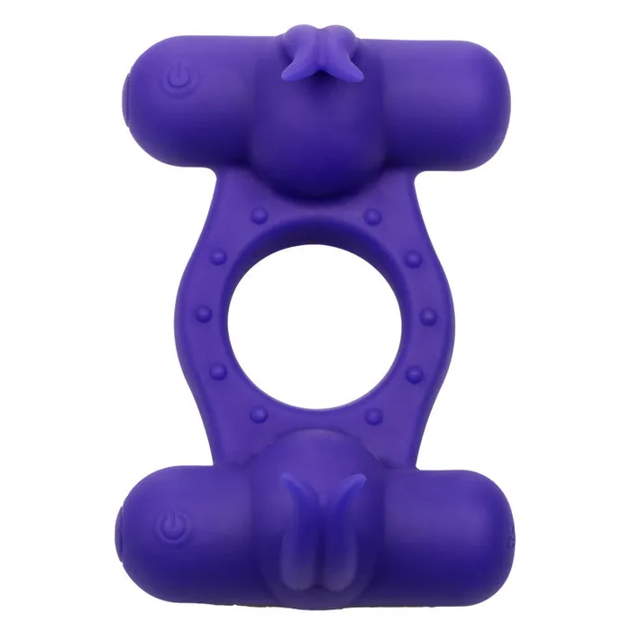CalExotics Vibrators | Silicone Rechargeable Triple Orgasm - Purple CalExotics Vibrators | Silicone Rechargeable Triple Orgasm - Purple