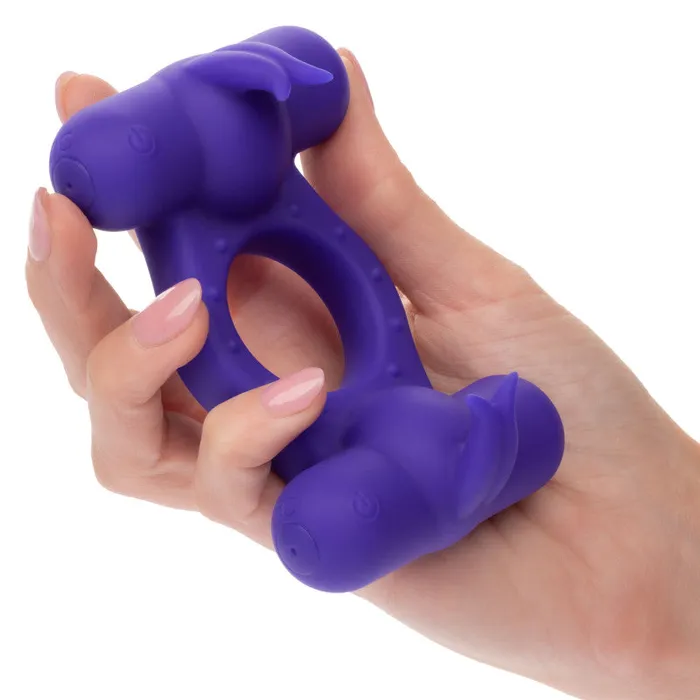 CalExotics Vibrators | Silicone Rechargeable Triple Orgasm - Purple CalExotics Vibrators | Silicone Rechargeable Triple Orgasm - Purple