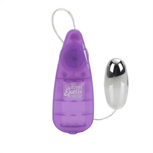 CalExotics Vibrators Slim Teardrop Bullet Purple