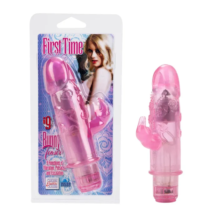 California Exotic Novelties Vibrators | First Time Bunny Teaser Pink