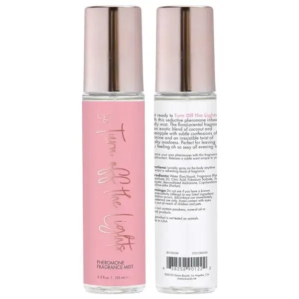 CG Female Sex Toys | CG Body Mist with Pheromones Turn Off The Lights - Floral Oriental 3.5oz