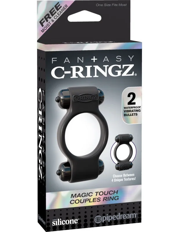 Fantasy CRingz Magic Touch Couples Ring Black Pipedream Vibrators