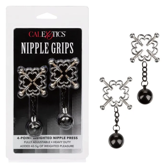 Female Sex Toys | CalExotics Nipple Grips 4-Point Weighted Nipple Press Female Sex Toys | CalExotics Nipple Grips 4-Point Weighted Nipple Press