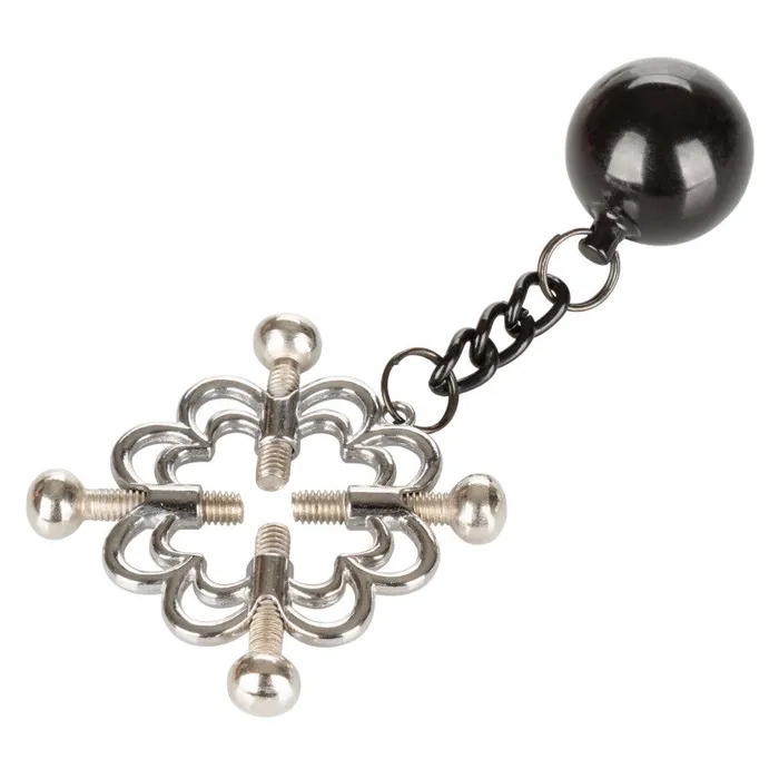 Female Sex Toys | CalExotics Nipple Grips 4-Point Weighted Nipple Press Female Sex Toys | CalExotics Nipple Grips 4-Point Weighted Nipple Press