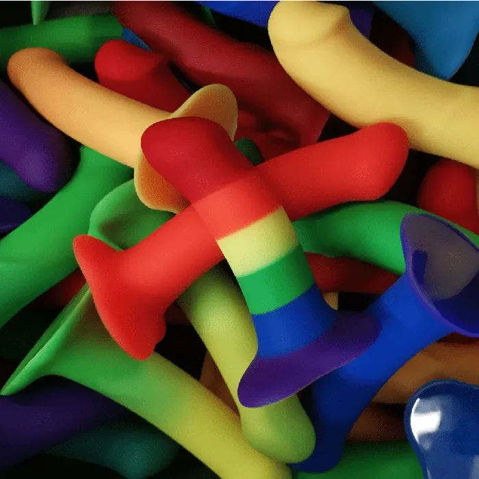 Female Sex Toys | Fun Factory Fun Factory Amor Special Edition Rainbow Dildo