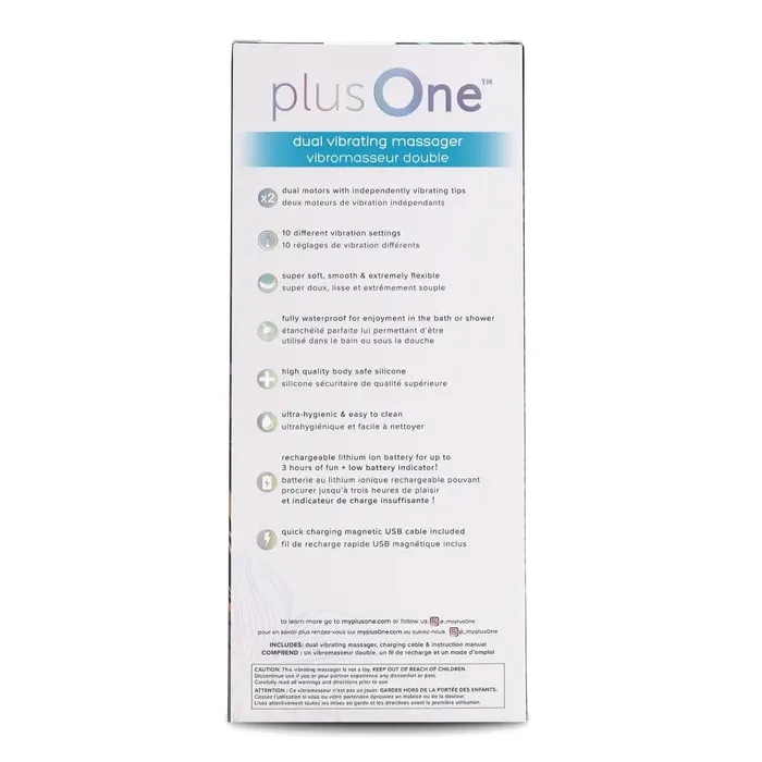 Female Sex Toys | plusOne Plus One Dual Vibrating Massager