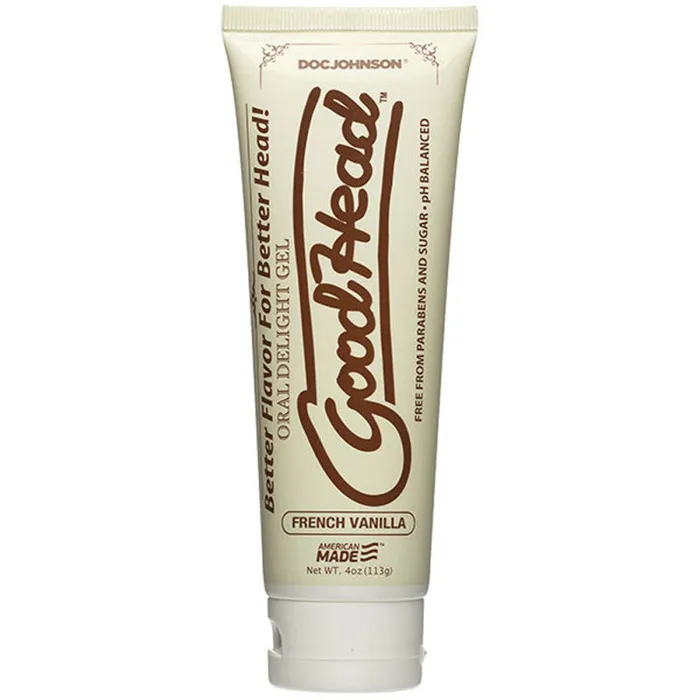 Goodhead - Oral Delight Gel - 4 Oz Tube - French Vanilla | Doc Johnson Dildos Goodhead - Oral Delight Gel - 4 Oz Tube - French Vanilla | Doc Johnson Dildos