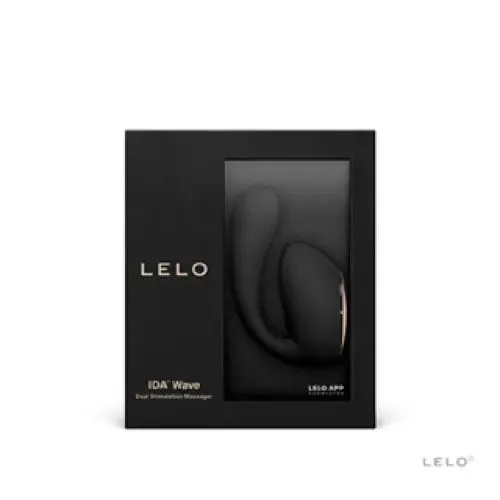 Lelo Vibrators | Lelo IDA Wave Dual App Controlled Vibrator Black