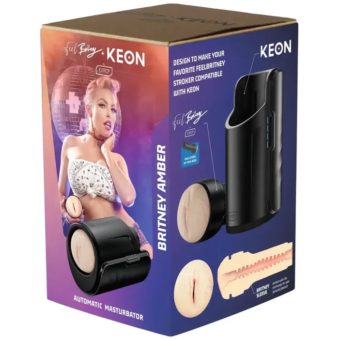 Male Sex Toys Kiiroo Kiiroo Feel Britney Amber Stroker Keon Combo Set