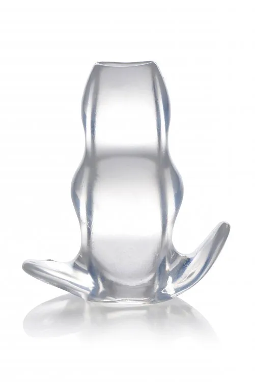 Male Sex Toys XR Brands Master Series Clear View Hollow Anal Plug Large
