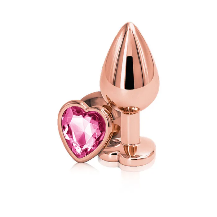nsnovelties Anal | Rear Assets - Rose Gold Heart - Medium - Pink nsnovelties Anal | Rear Assets - Rose Gold Heart - Medium - Pink