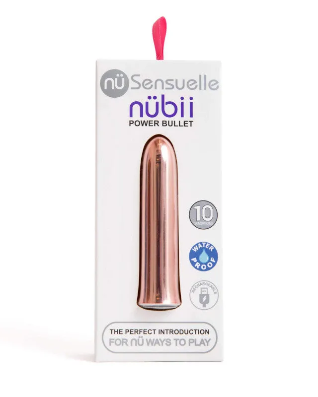 Nubii 10 Function Bullet Rose Gold Nu Sensuelle Vibrators