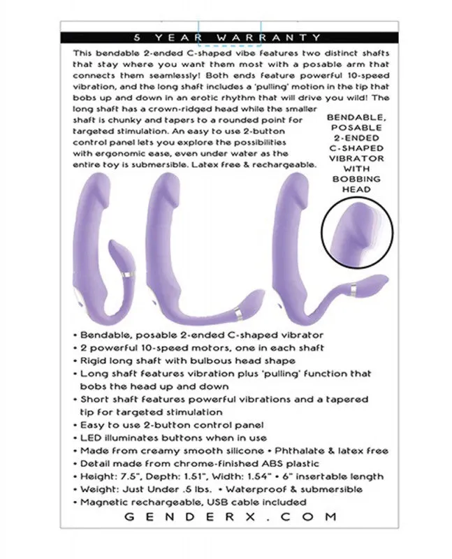 Orgasmic Orchid - Lilac | Evolved - Gender X Vibrators Orgasmic Orchid - Lilac | Evolved - Gender X Vibrators