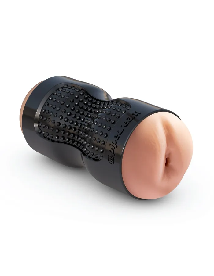 Pdx Extreme Tight Grip Pussy & Ass Masturbator Black-light | Pipedream Products Male Sex Toys