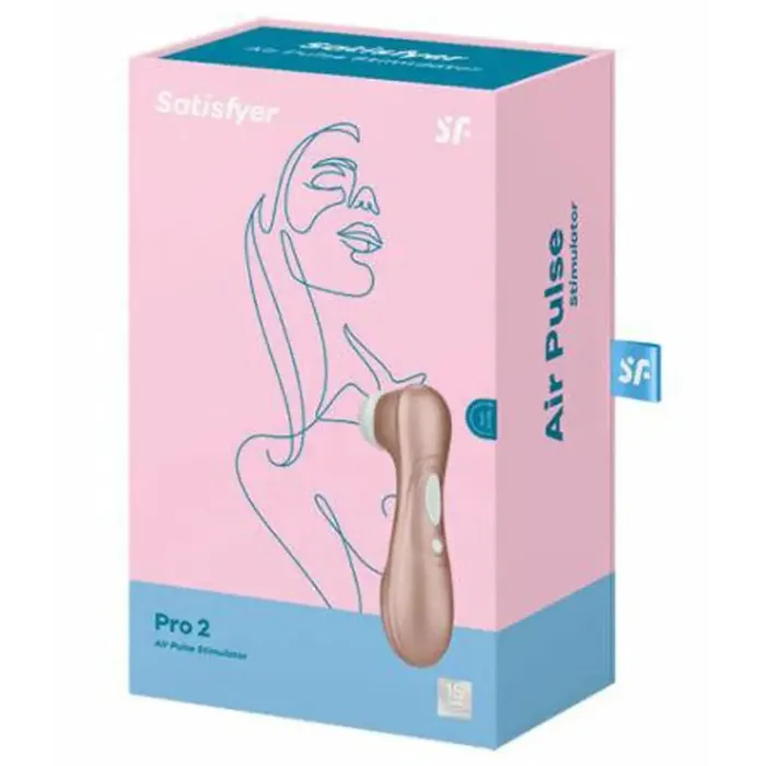 Satisfyer Pro 2 Air Pulse Clitoris Stimulator Light Gold Satisfyer Vibrators