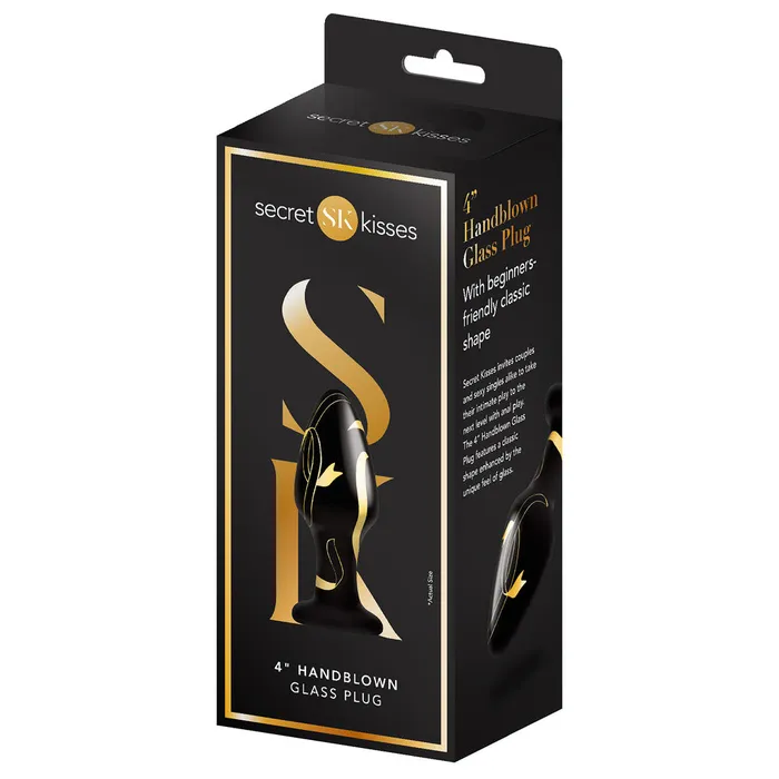 Secret Kisses Anal | Secret Kisses 4 Inch Glass Butt Plug Secret Kisses Anal | Secret Kisses 4 Inch Glass Butt Plug