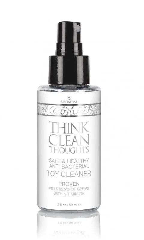 Sensuva Vibrators Think Clean Thoughts Antibacterial Toy Cleaner 2 Fl Oz