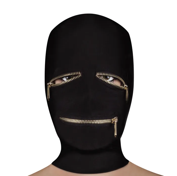 Shots Toys Ouch Extreme Zipper Mask With Eye And Mouth Zipper Male Sex Toys