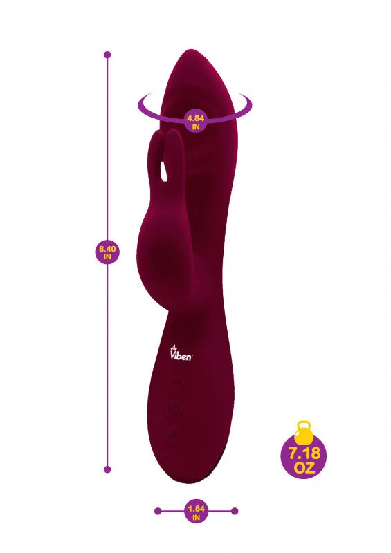Viben Pzazz - Ruby - Rechargeable Thumping Rabbit | Vibrators Viben Pzazz - Ruby - Rechargeable Thumping Rabbit | Vibrators