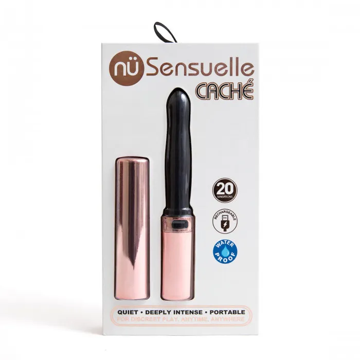 Vibrators Cache 20 Function Vibe Rose Gold Nu Sensuelle