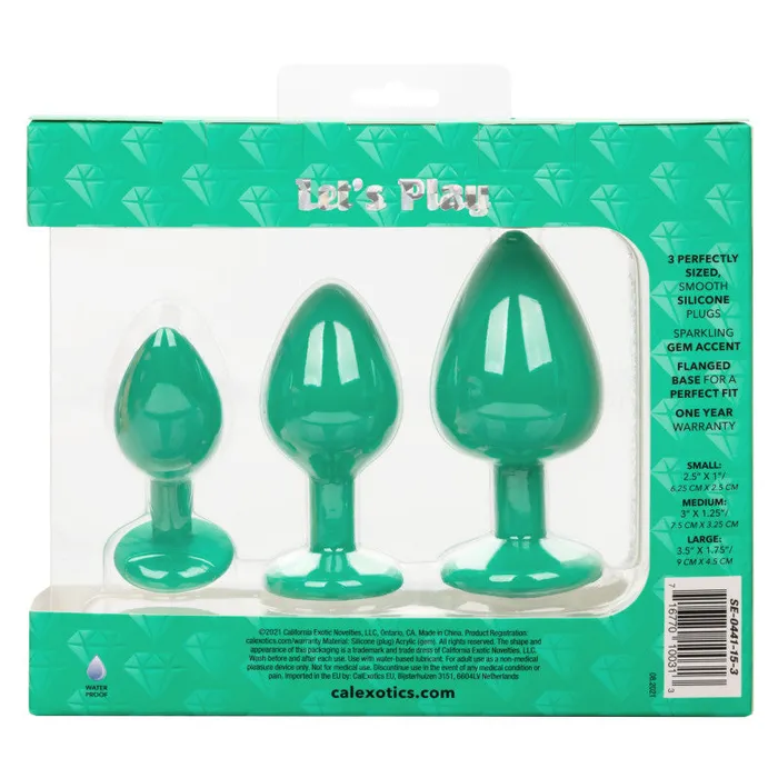 Vibrators | CalExotics Cheeky Gems - Green Vibrators | CalExotics Cheeky Gems - Green