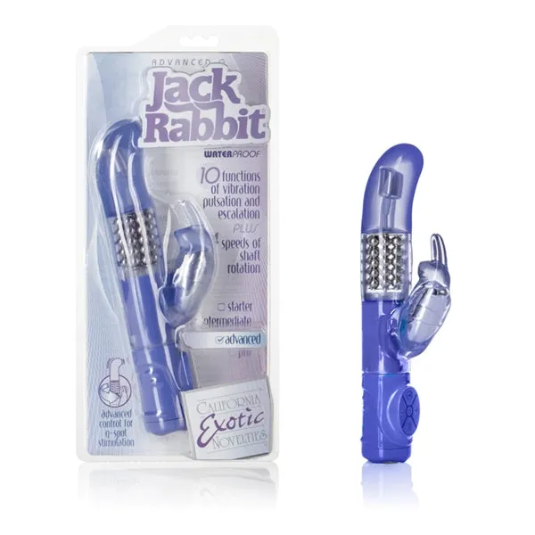 Vibrators | California Exotic Novelties Advanced G Jack Rabbit Purple