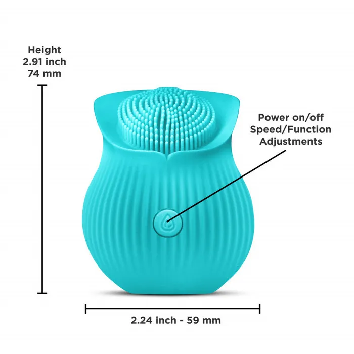Vibrators | Inya - the Bloom - Teal - nsnovelties Vibrators | Inya - the Bloom - Teal - nsnovelties
