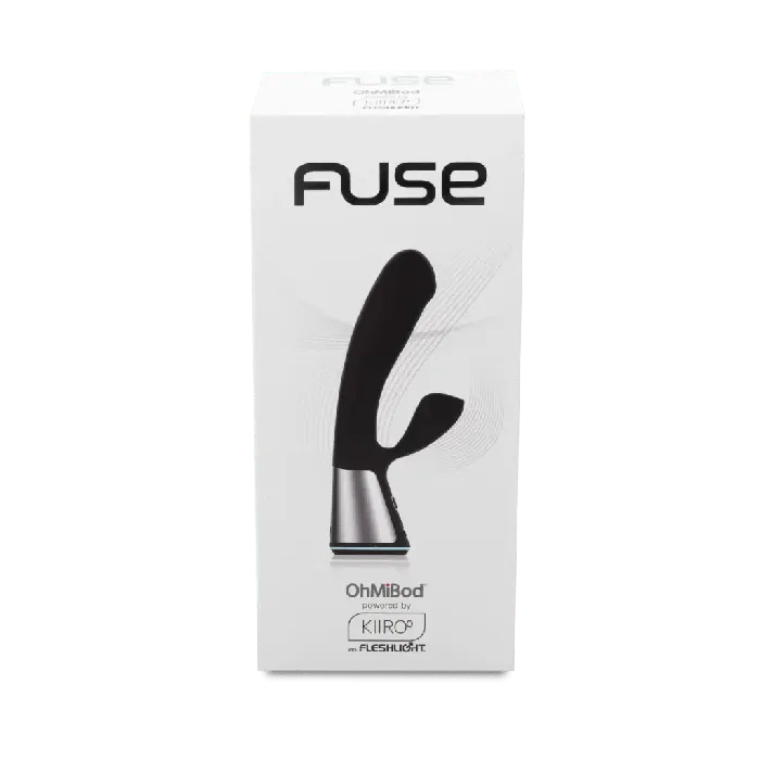 Vibrators Kiiroo Kiiroo OhMiBod Fuse Dual Stim Massager Black
