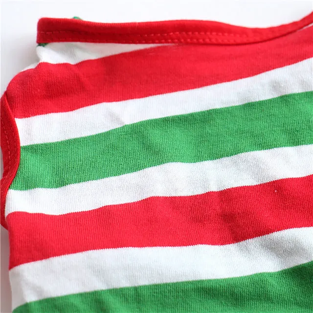 Vibrators | Pet Dog Clothing Cotton Stripe Vest Puppy Cotton - Black Lily