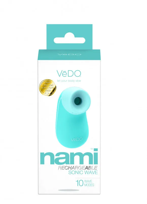 Vibrators VeDO Nami Rechargeable Sonic Vibe Tease Me Turquoise