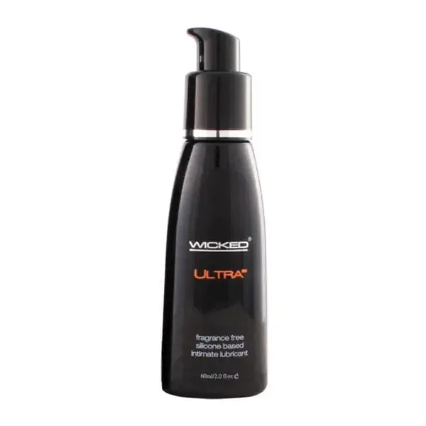 Wicked Female Sex Toys Wicked Sensual Care Ultra Fragrance Free Silicone Lube 2 oz Wicked Female Sex Toys Wicked Sensual Care Ultra Fragrance Free Silicone Lube 2 oz
