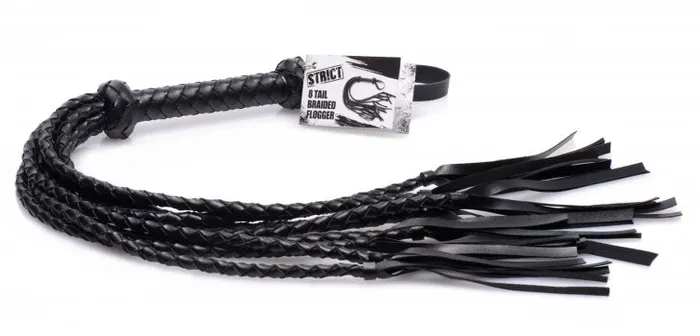 XR Brands Anal | Strict 8 Tail Braided Flogger