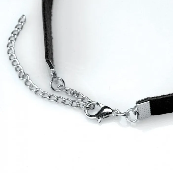 XR Brands Male Sex Toys | Master Series Lush Pet Silver Ring Slim Choker