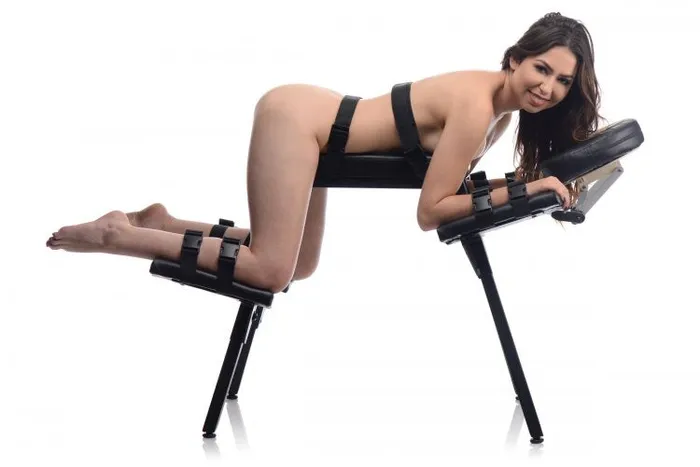XR Brands Male Sex Toys | Master Series Obedience Extreme Sex Bench W Straps